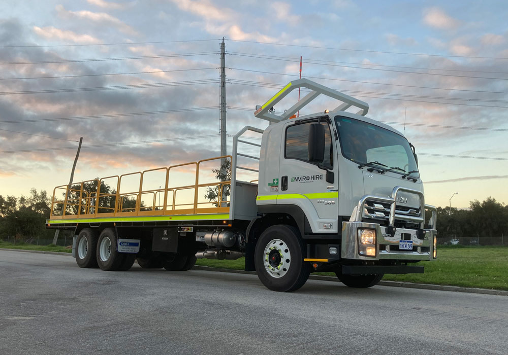 flat bed truck vehicle hire